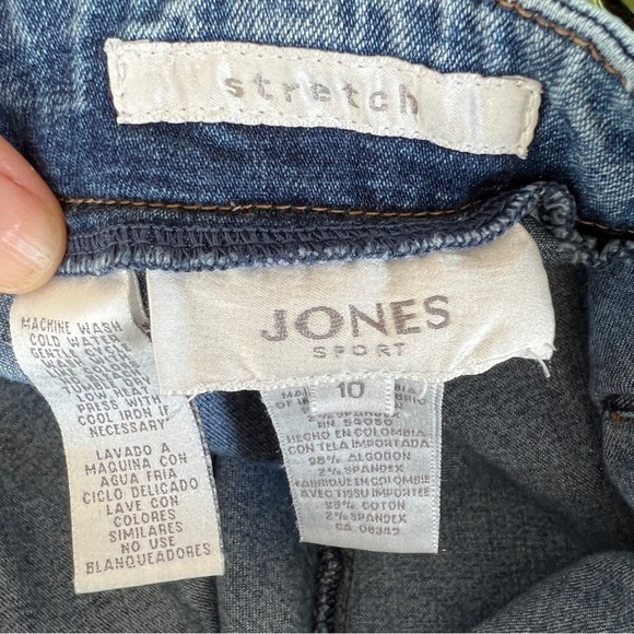 Vintage Jones Sport High Rise Wide Straight Leg Mom Jeans Size 10 - Picture 6 of 7
